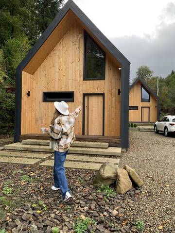 Фотографии Шале BagriWood Lodges (Лоджі БагріВуд) г. Яремче (Украина) №1 Фото Шале BagriWood Lodges (Лоджі БагріВуд) г. Яремче 1
