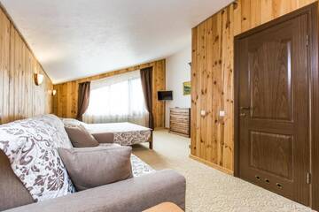 Фото номера Большой двухместный номер с 1 кроватью Отель ATAVA family house г. Яремче 2