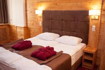 Фото номера Двухместный номер с 1 кроватью или 2 отдельными кроватями Отель Baron SPA Hotel - Museum Yaremche г. Яремче 19