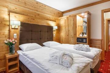 Фото номера Двухместный номер с 1 кроватью или 2 отдельными кроватями Отель Baron SPA Hotel - Museum Yaremche г. Яремче 17